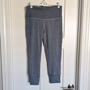 Lululemon Wunder Under 23" Crop Ribbed Legging - Washed Blue Moon sz 8